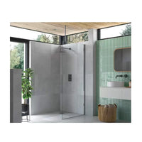Flair Ayo Top of Glass to Ceiling Bar 600mm - Matt Black