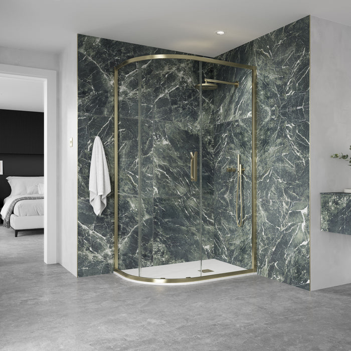 Flair Eto 8mm One Door Sliding Offset Quadrant Shower Door