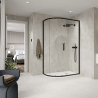 Flair Eto 8mm One Door Sliding Offset Quadrant Shower Door