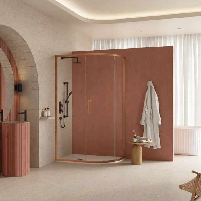 Flair Eto 8mm One Door Sliding Offset Quadrant Shower Door