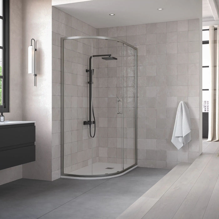 Flair Eto 8mm One Door Sliding Offset Quadrant Shower Door