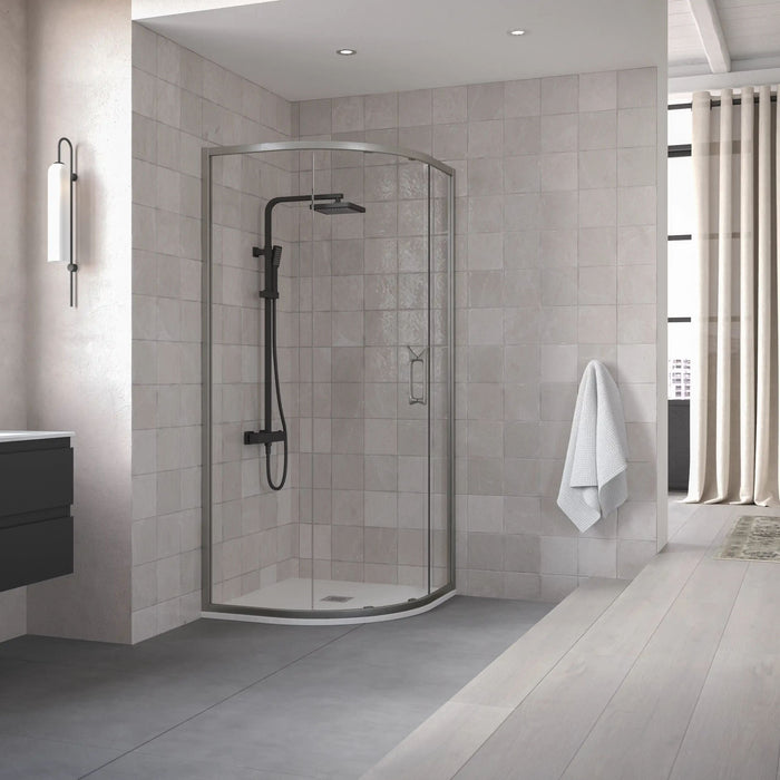 Flair Eto 8mm One Door Sliding Quadrant Shower Door