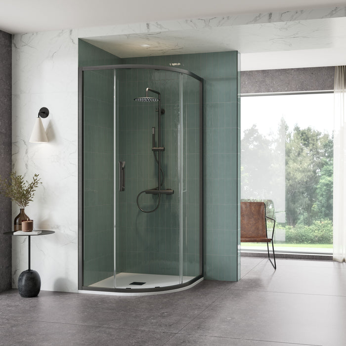 Flair Eto 8mm One Door Sliding Quadrant Shower Door