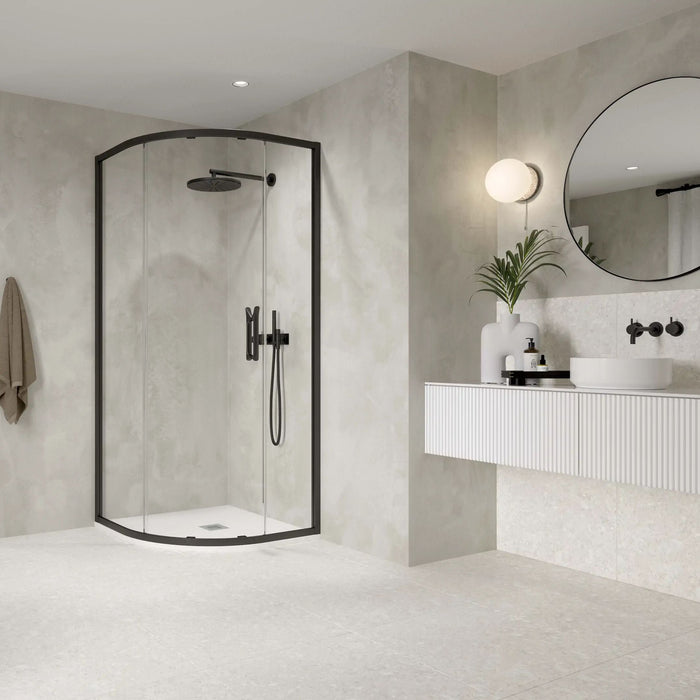 Flair Eto 8mm One Door Sliding Quadrant Shower Door