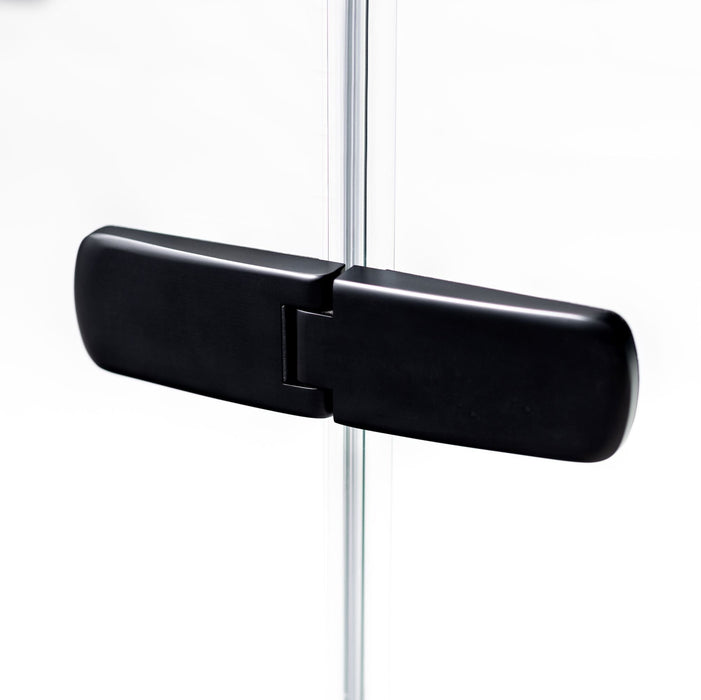 Flair Eto 8mm Hinged & Inline Shower Door with Semi Framed Side Panel