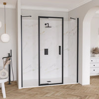 Flair Eto 8mm Recessed Infold Shower Door with Two Inline Panels
