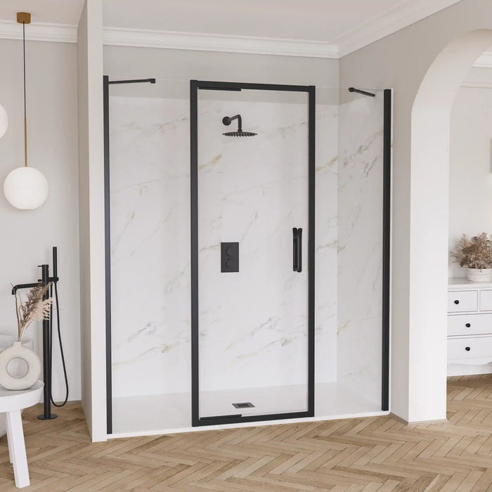 Flair Eto 8mm Recessed Infold Shower Door with Two Inline Panels