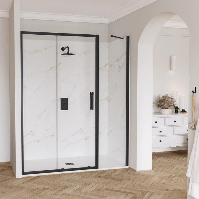 Flair Eto 8mm Recessed Sliding Shower Door with Inline Panel