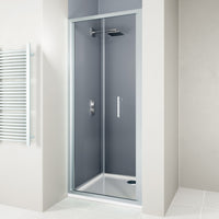 Flair Hydro Express 6mm Recessed Bifold Shower Door - Chrome
