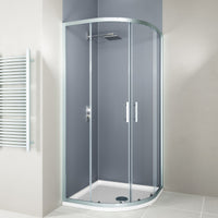 Flair Hydro Express 6mm Two Door Quadrant Shower Door - Chrome