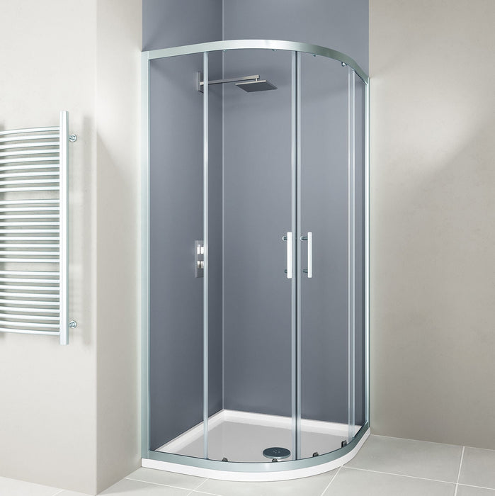 Flair Hydro Express 6mm Two Door Quadrant Shower Door - Chrome