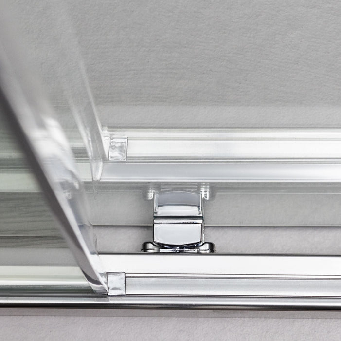 Flair Ili 6mm One Door Sliding Offset Quadrant Shower Door