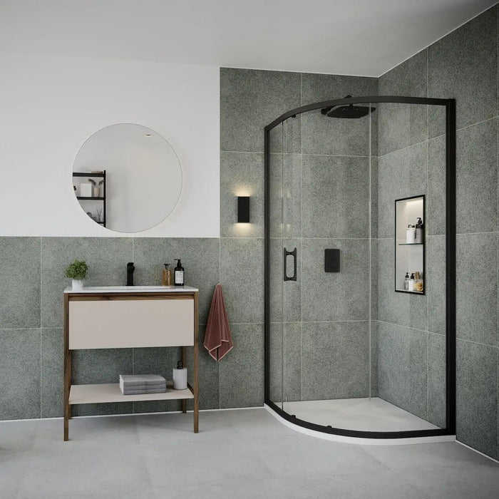 Flair Ili 6mm One Door Sliding Quadrant Shower Door - 900mm