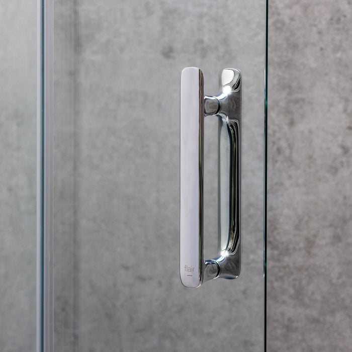 Flair Ili 6mm Hinged Quadrant Shower Door - 900mm
