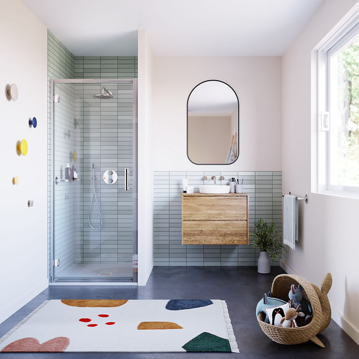 Flair Ili 6mm Recessed Hinged Shower Door