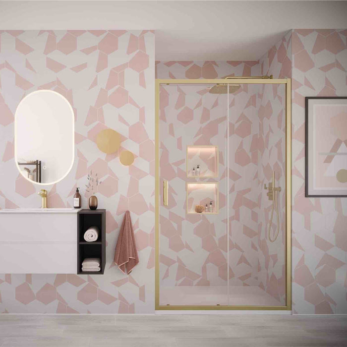 Flair Ili 6mm Recessed Sliding Shower Door