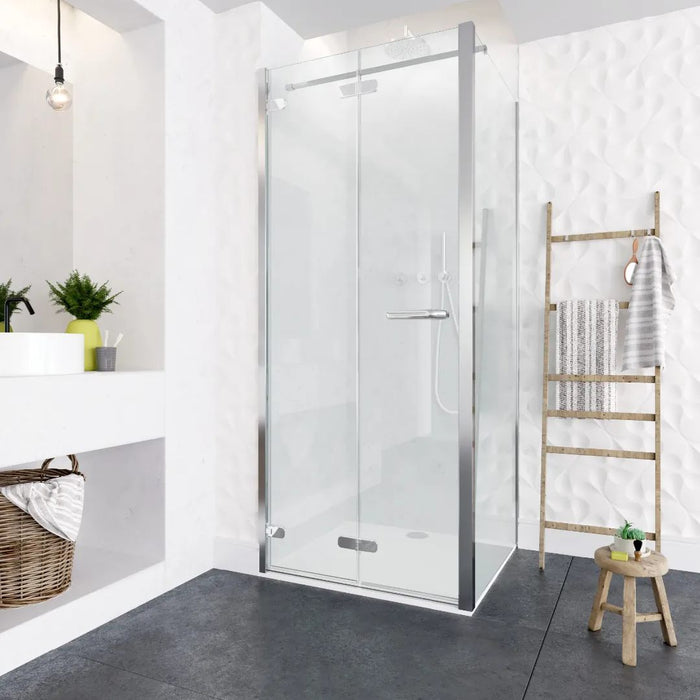 Flair Oro 8mm Bifold Shower Door with Side Panel