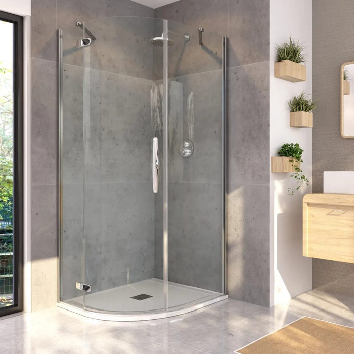 Flair Oro 8mm Hinged Quadrant Shower Door