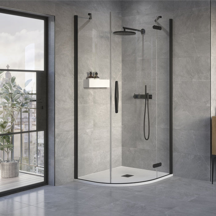 Flair Oro 8mm Hinged Quadrant Shower Door