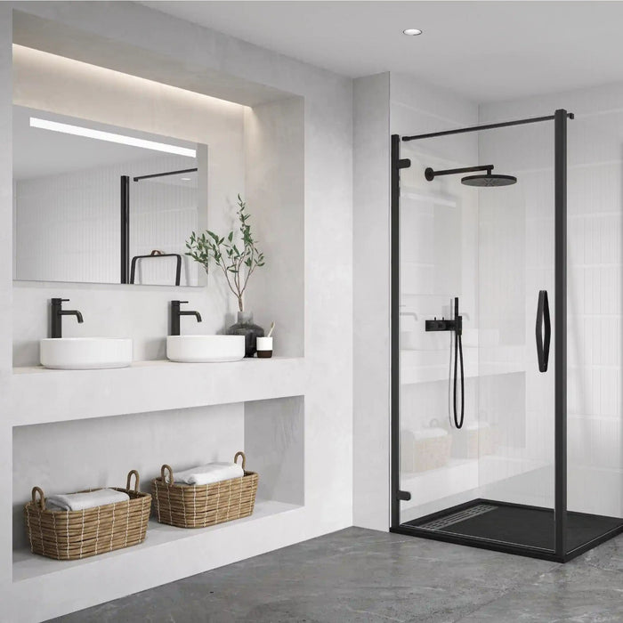 Flair Oro 8mm Hinged Shower Door with Side Panel
