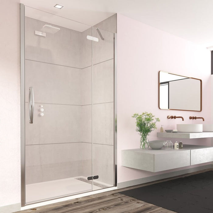 Flair Oro 8mm Recessed Hinged & Inline Shower Door