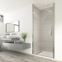 Flair Oro 8mm Recessed Hinged Shower Door