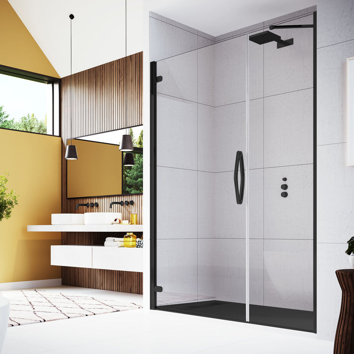 Flair Oro 8mm Recessed Hinged Shower Door with Inline Panel