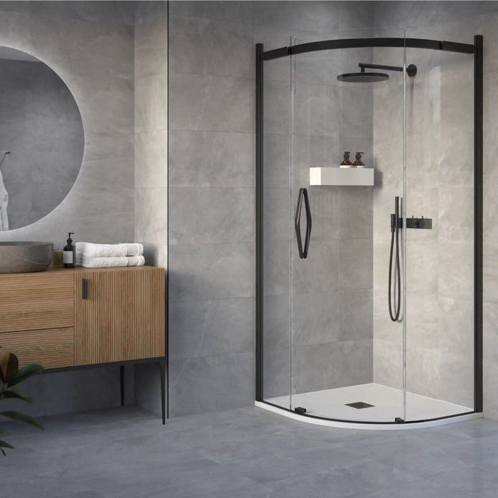Flair Oro 8mm Sliding Offset Quadrant Shower Door