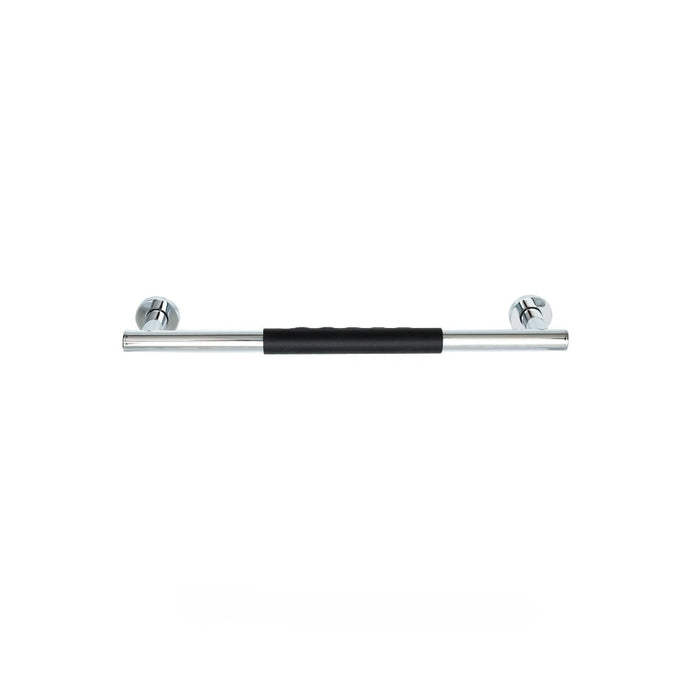 Flair Soul Straight Grab Bar with Rubber Grip - Chrome