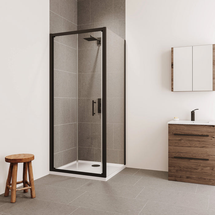 Flair Verve Pro 6mm Bifold Shower Door with Semi Framed Side Panel