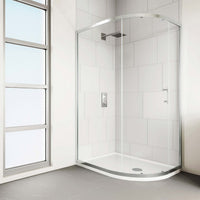 Flair Verve Pro 6mm One Door Offset Quadrant Shower Door