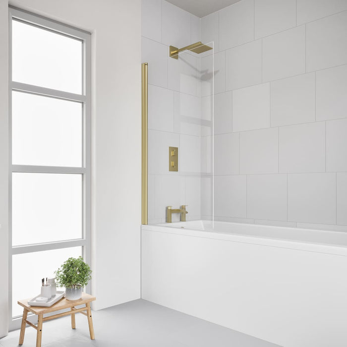 Flair Verve Pro 6mm Rotating Square Bathscreen 1400mm x 800mm