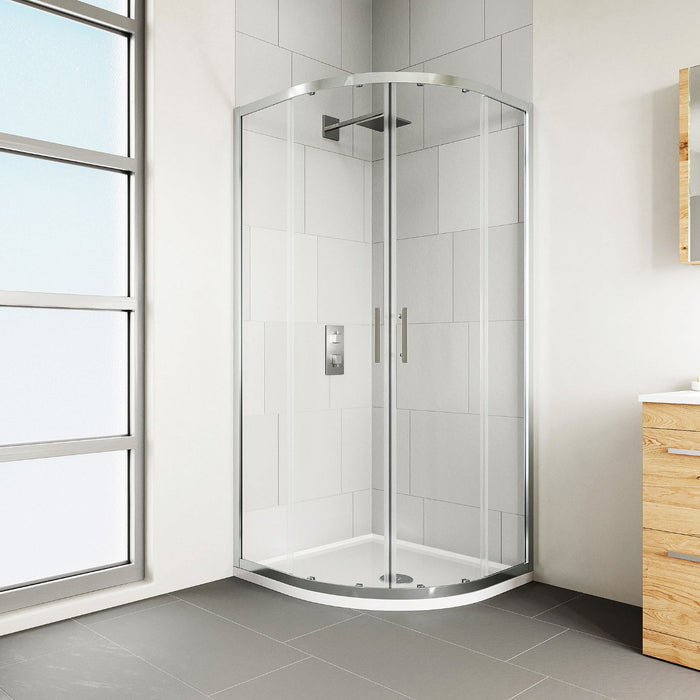 Flair Verve Pro 6mm Two Door Quadrant Shower Door - Chrome