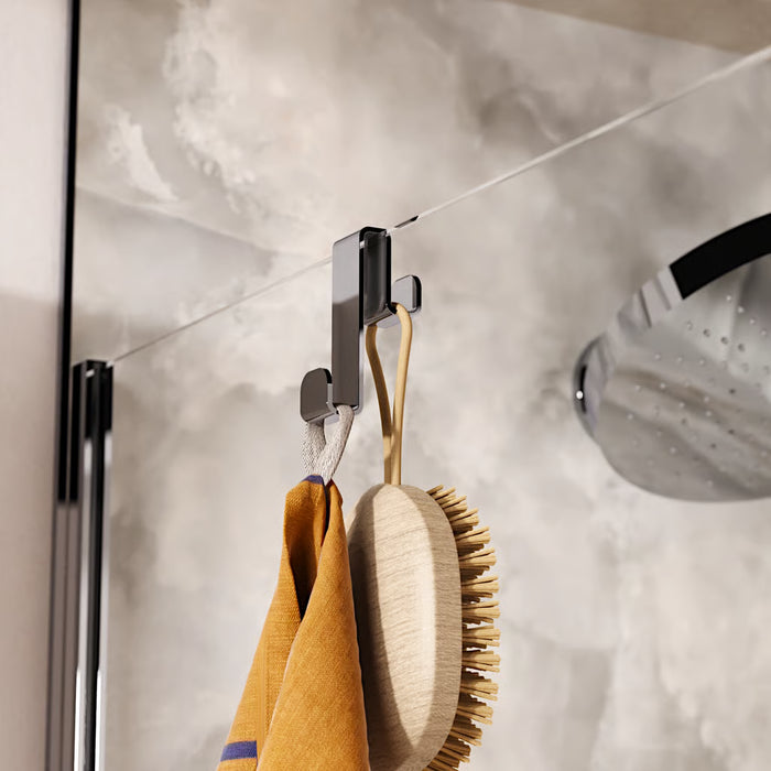 Crosswater Fold Single Over Shower Robe Hook