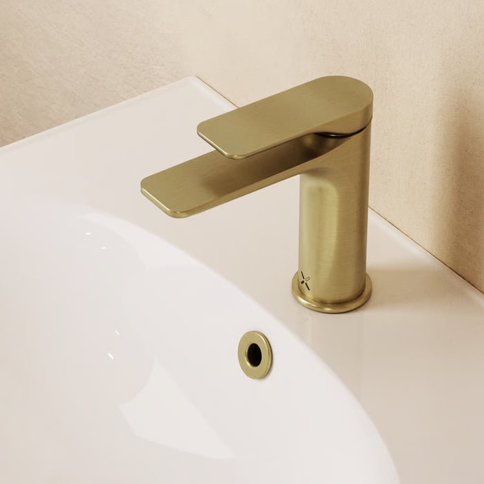 Crosswater Fuse Mono Basin Mixer Tap With Click Clack Waste