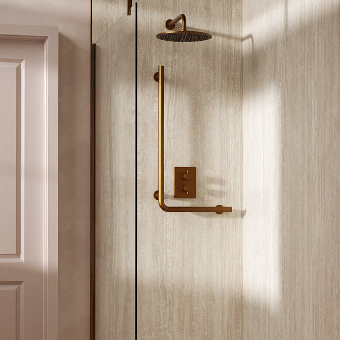 Crosswater Angle Grab Bar - Right Handed