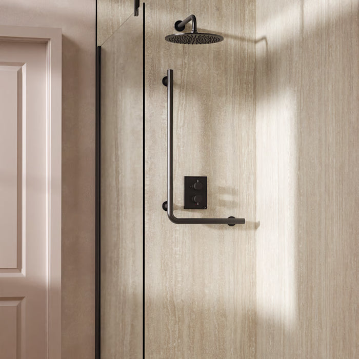 Crosswater Angle Grab Bar - Right Handed