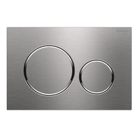 Geberit Sigma20 Dual Flush Plate - Brushed Stainless Steel