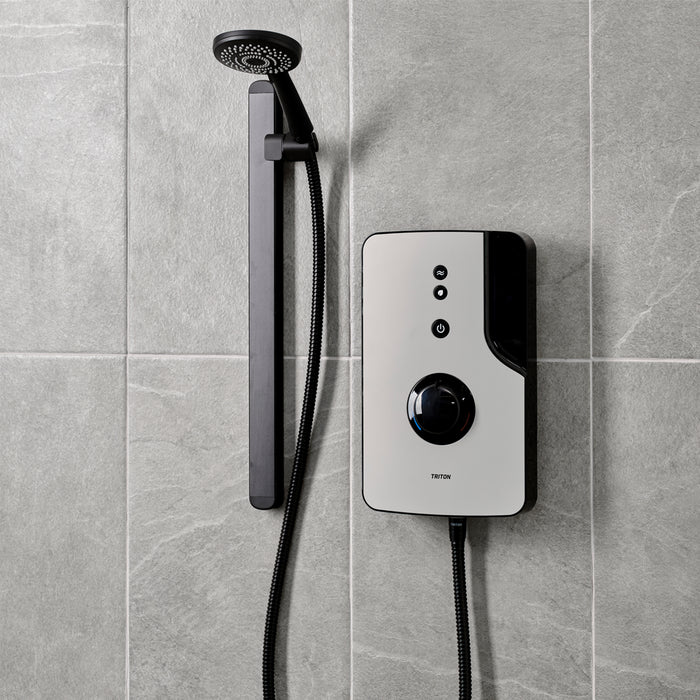 Triton ENlight 9.5kW Thermostatic Electric Shower with Back to Wall Kit