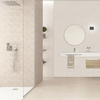 Genova Marfil Triangle Decor Ceramic Wall Tile