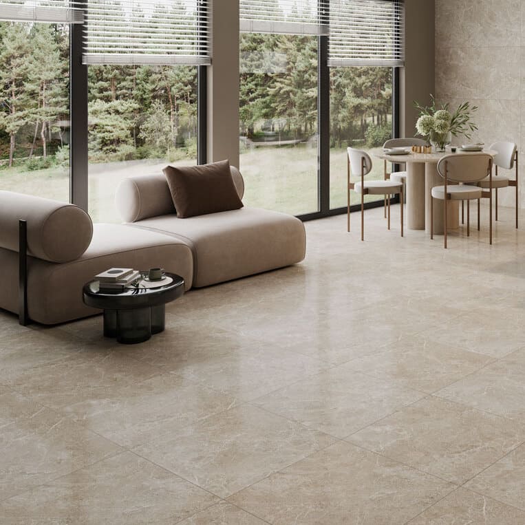 Giada Beige Matt Porcelain Wall & Floor Tile — Bathroom Outlet