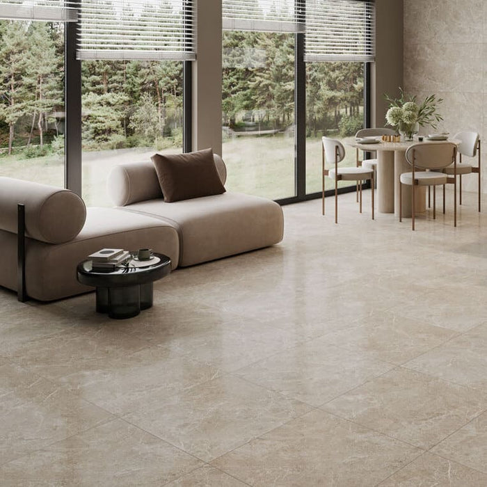 Giada Beige Matt Porcelain Wall & Floor Tile