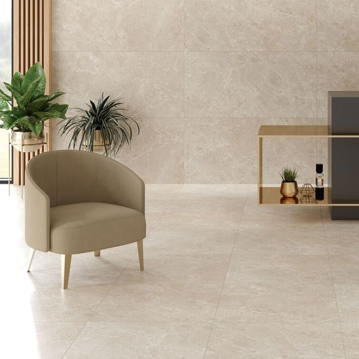 Giada Beige Matt Porcelain Wall & Floor Tile
