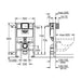 Grohe Wall Hung Concealed Cistern Frame