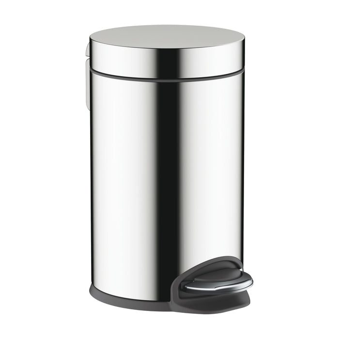 Hansgrohe AddStoris Bathroom Pedal Bin - Chrome - Wastebins