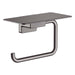 Hansgrohe AddStoris Toilet Roll Holder With Shelf - Brushed