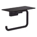 Hansgrohe AddStoris Toilet Roll Holder With Shelf - Matt