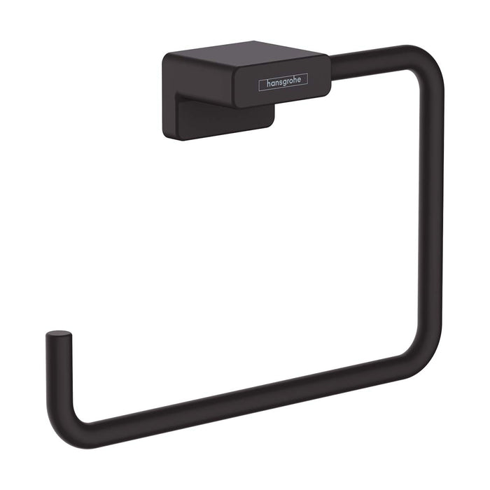 Hansgrohe AddStoris Towel Ring - Matt Black - Towel Rings