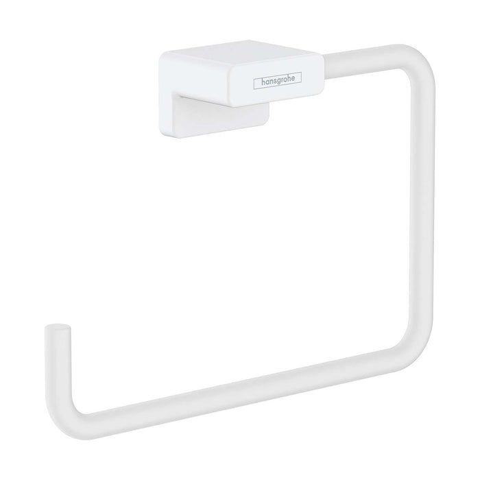Hansgrohe AddStoris Towel Ring - Matt White - Towel Rings