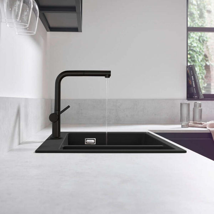 Hansgrohe S51 1.5 Bowl Granite Composite Kitchen Sink
